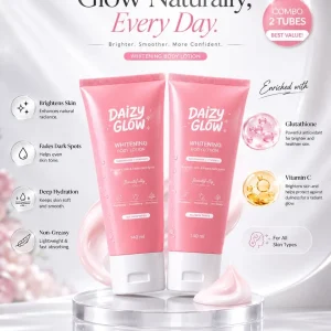 2x Tiub Daizy Glow Whitening Lotion